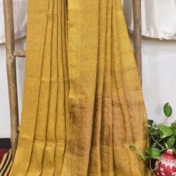 Handloom Linen Saree