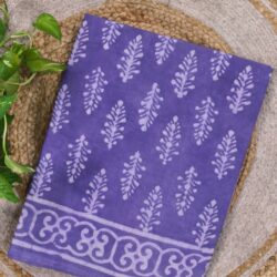 Cotton Handblock Print Saree