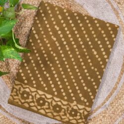 Cotton Handblock Print Saree