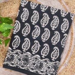Cotton Handblock Print Saree