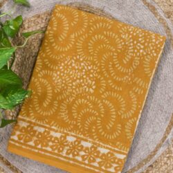 Cotton Handblock Print Saree