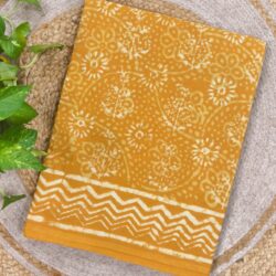 Cotton Handblock Print Saree