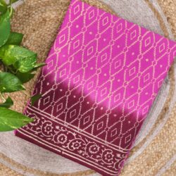 CottonHadblock Print Saree