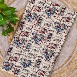 Cotton Dabu Handblock Print Fabric