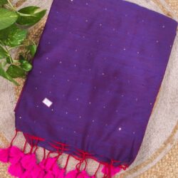 Cotton Sequins Saree