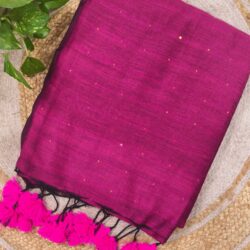 Cotton Sequins Saree