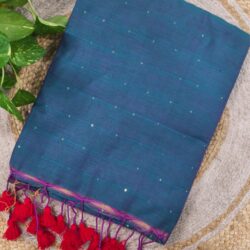 Cotton Sequins Saree