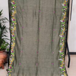 Cotton Embroidery Saree
