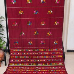 Cotton Embroidery Saree