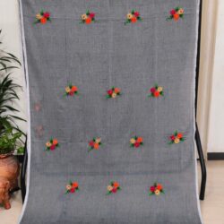 Cotton Embroidery Saree