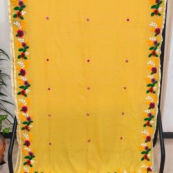 Cotton Embroidery Saree
