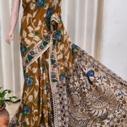 Cotton Kalamkari Saree