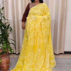 Khadi Cotton Jamdani Saree