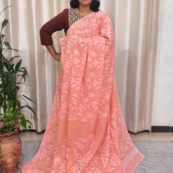 Khadi Cotton Jamdani Saree