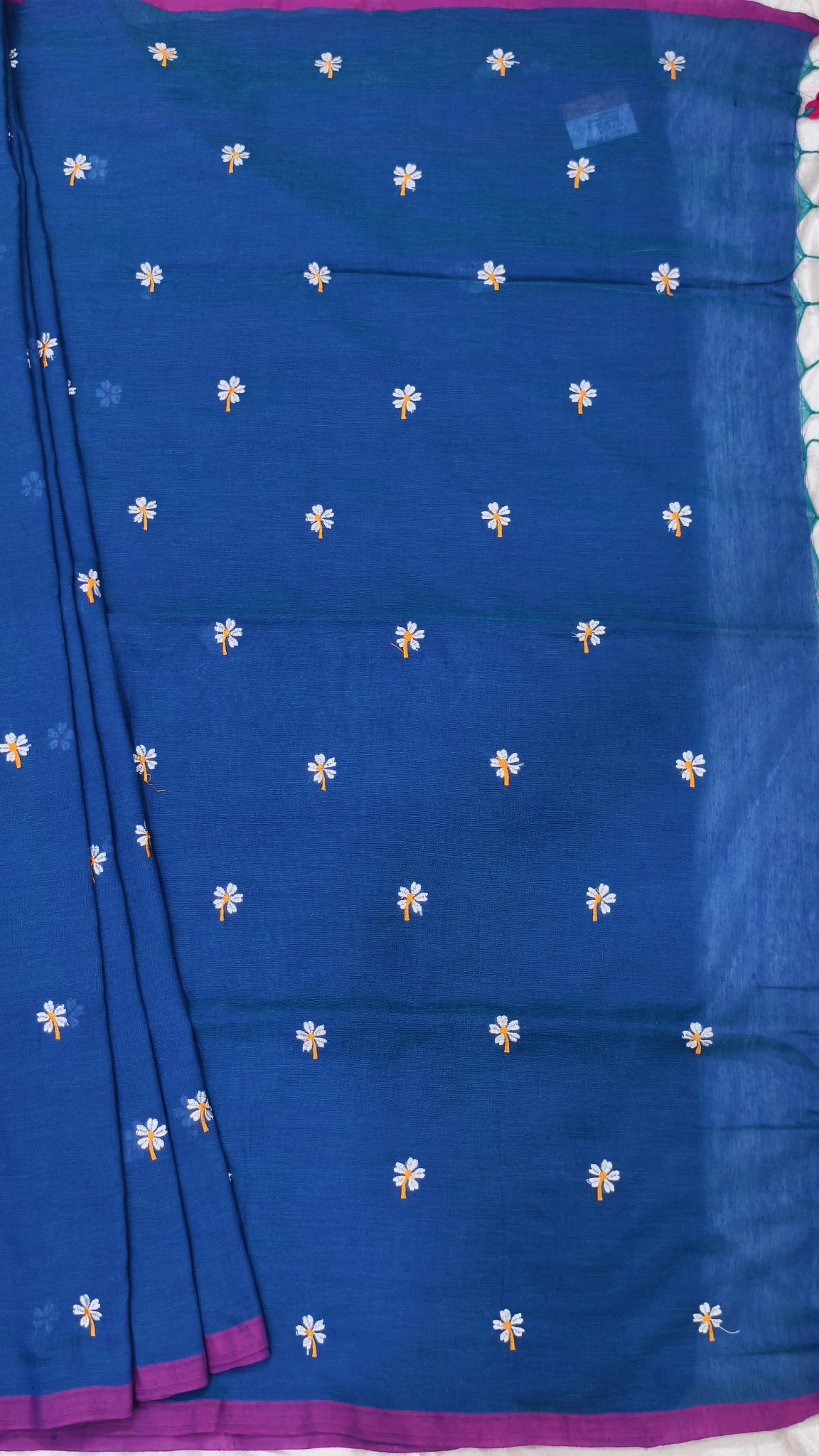 Cotton Parijat Saree - Image 5
