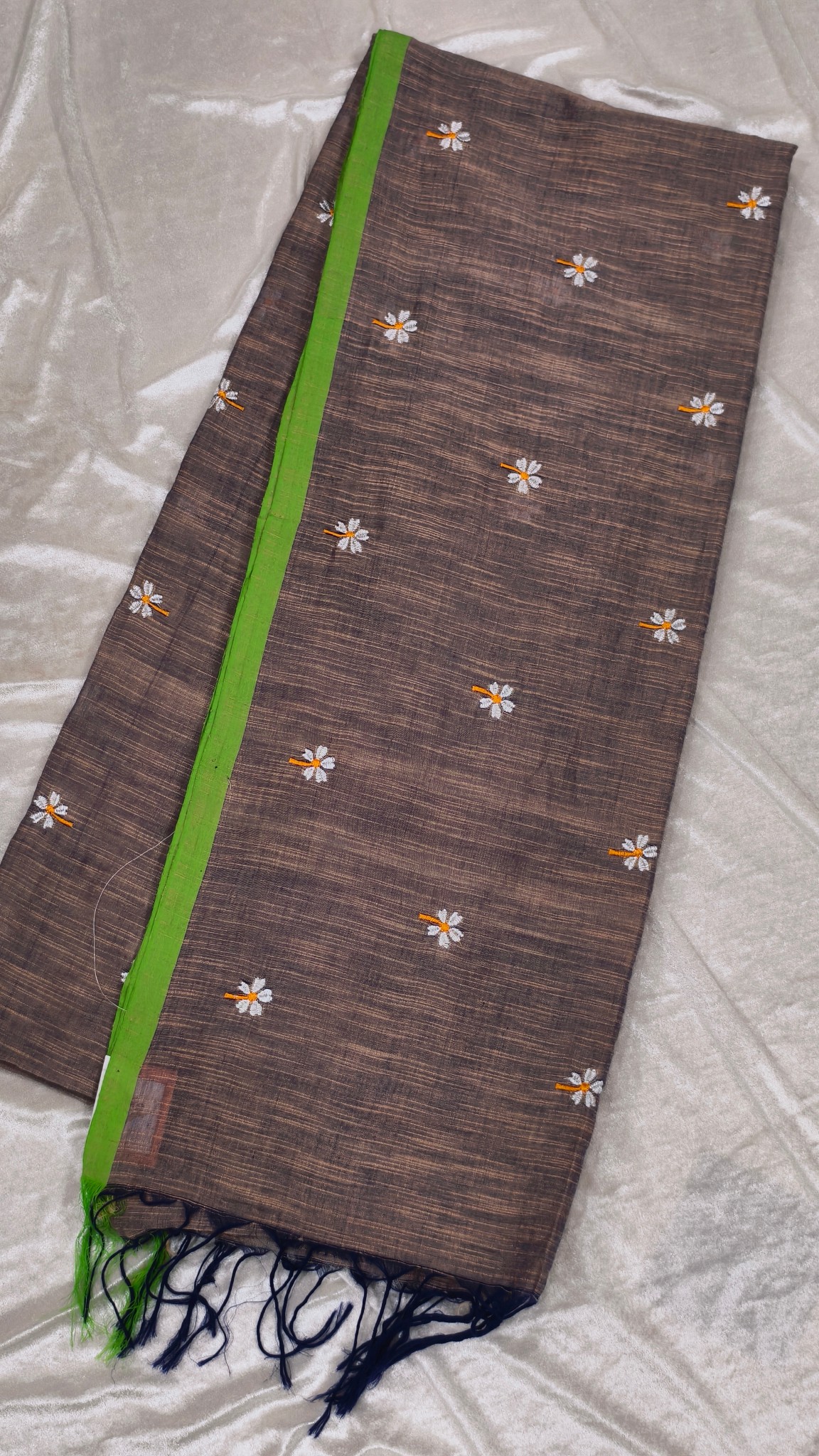 Cotton Parijat Saree - Image 2