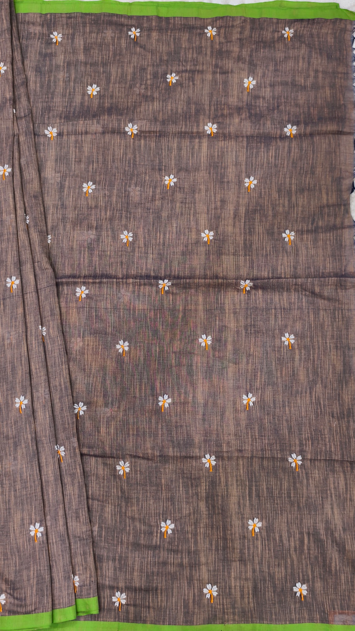 Cotton Parijat Saree - Image 5
