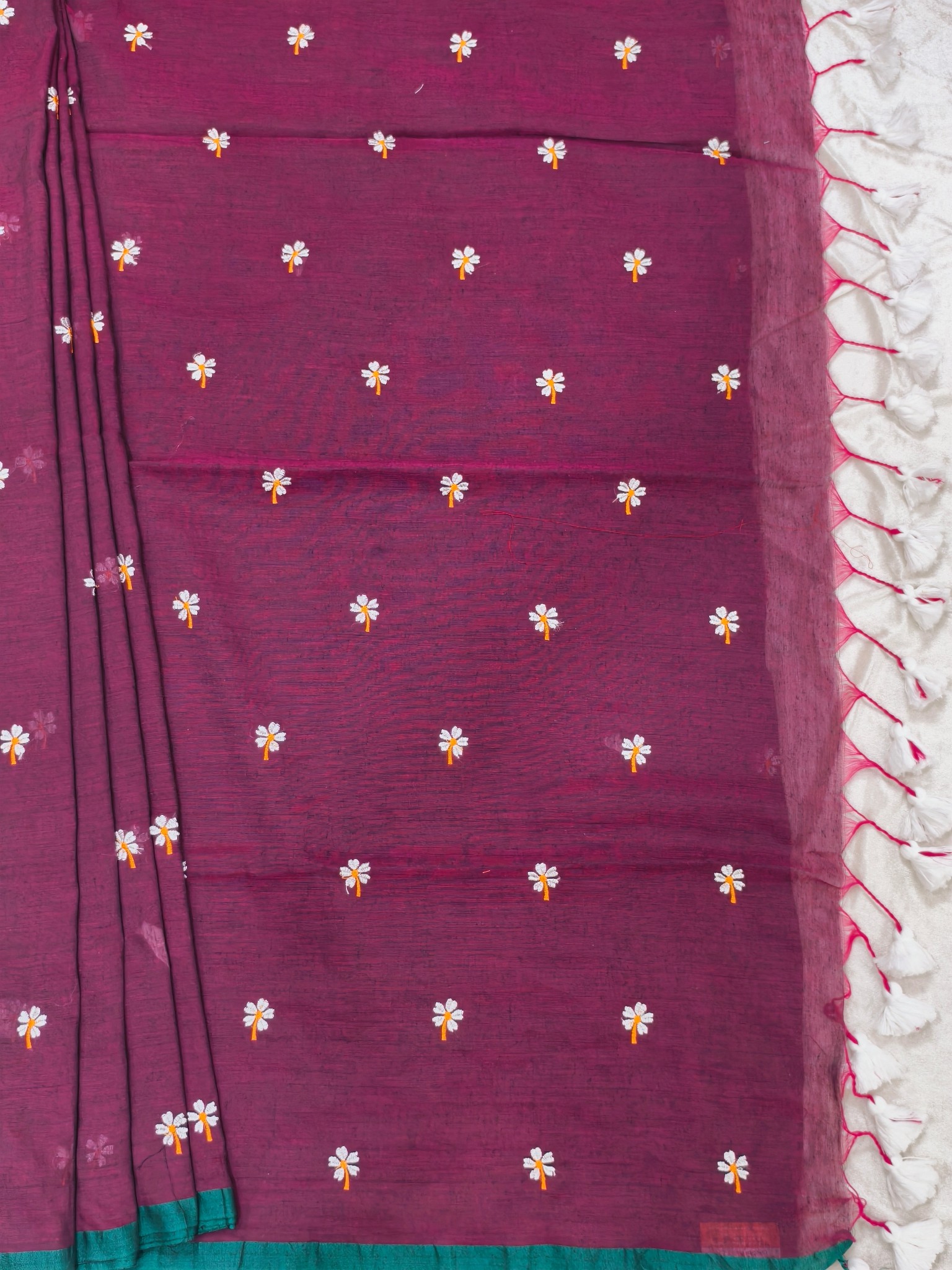 Cotton Parijat Saree
