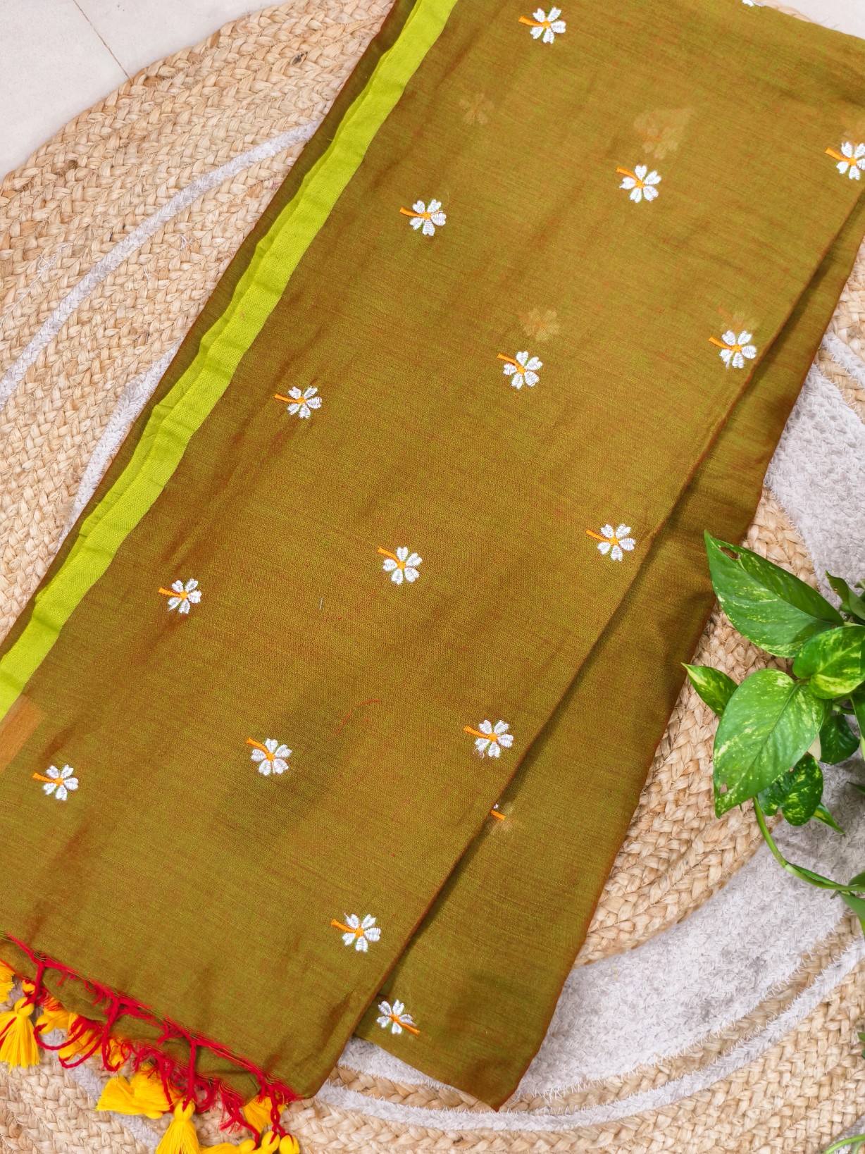Cotton Parijat Saree