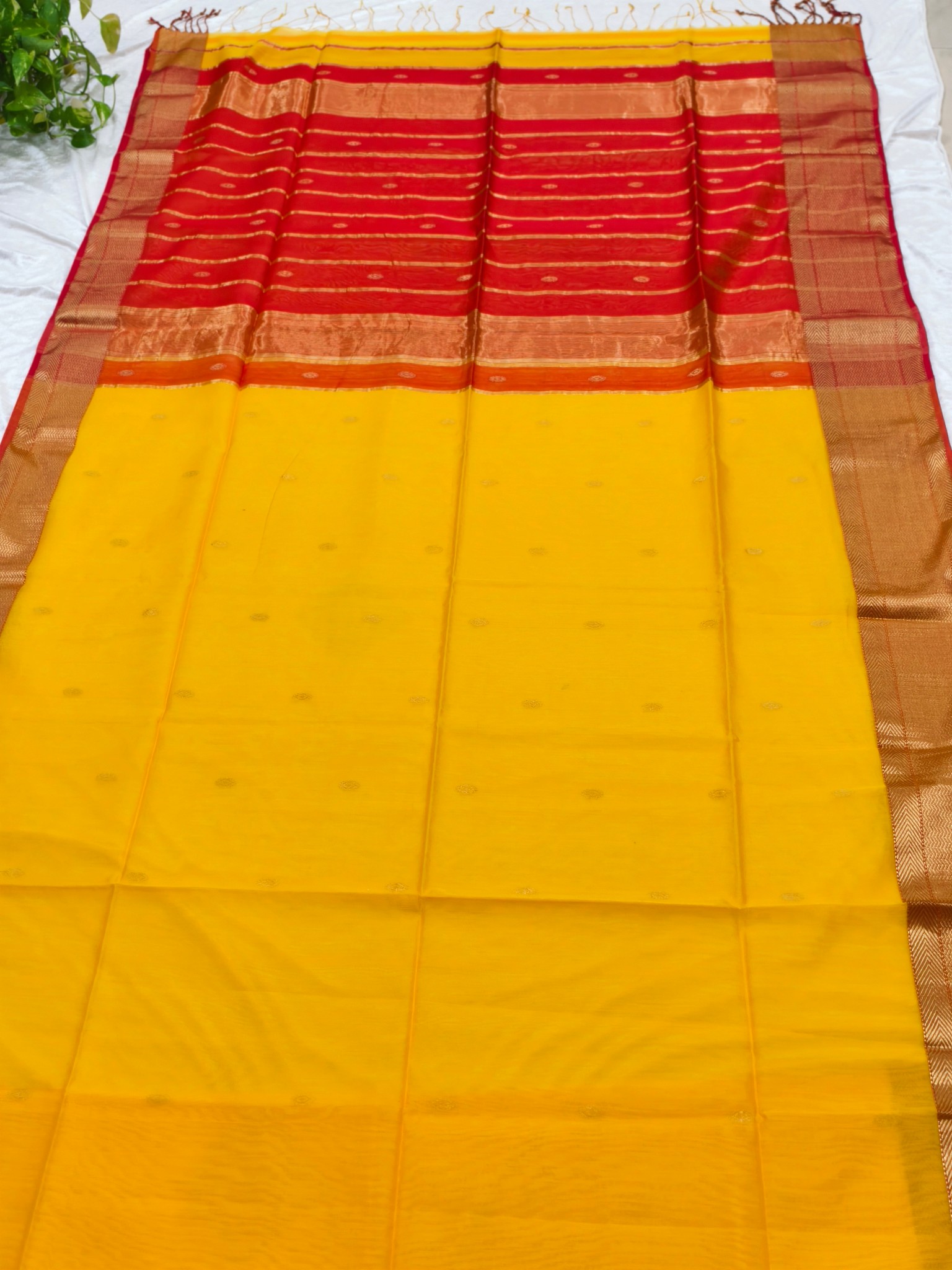 Handloom Maheshwari Saree - Image 5