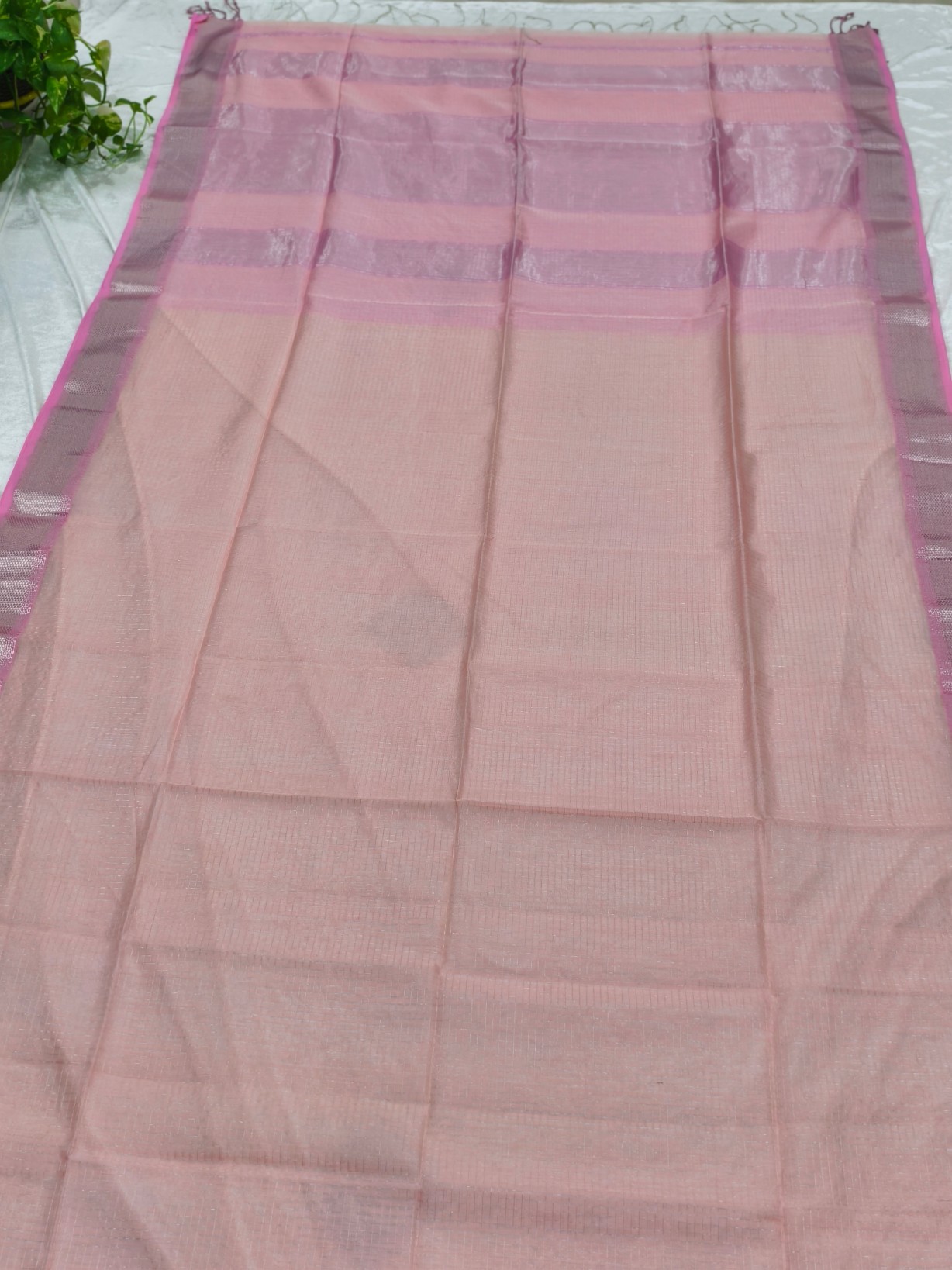 Handloom Maheshwari Saree - Image 5