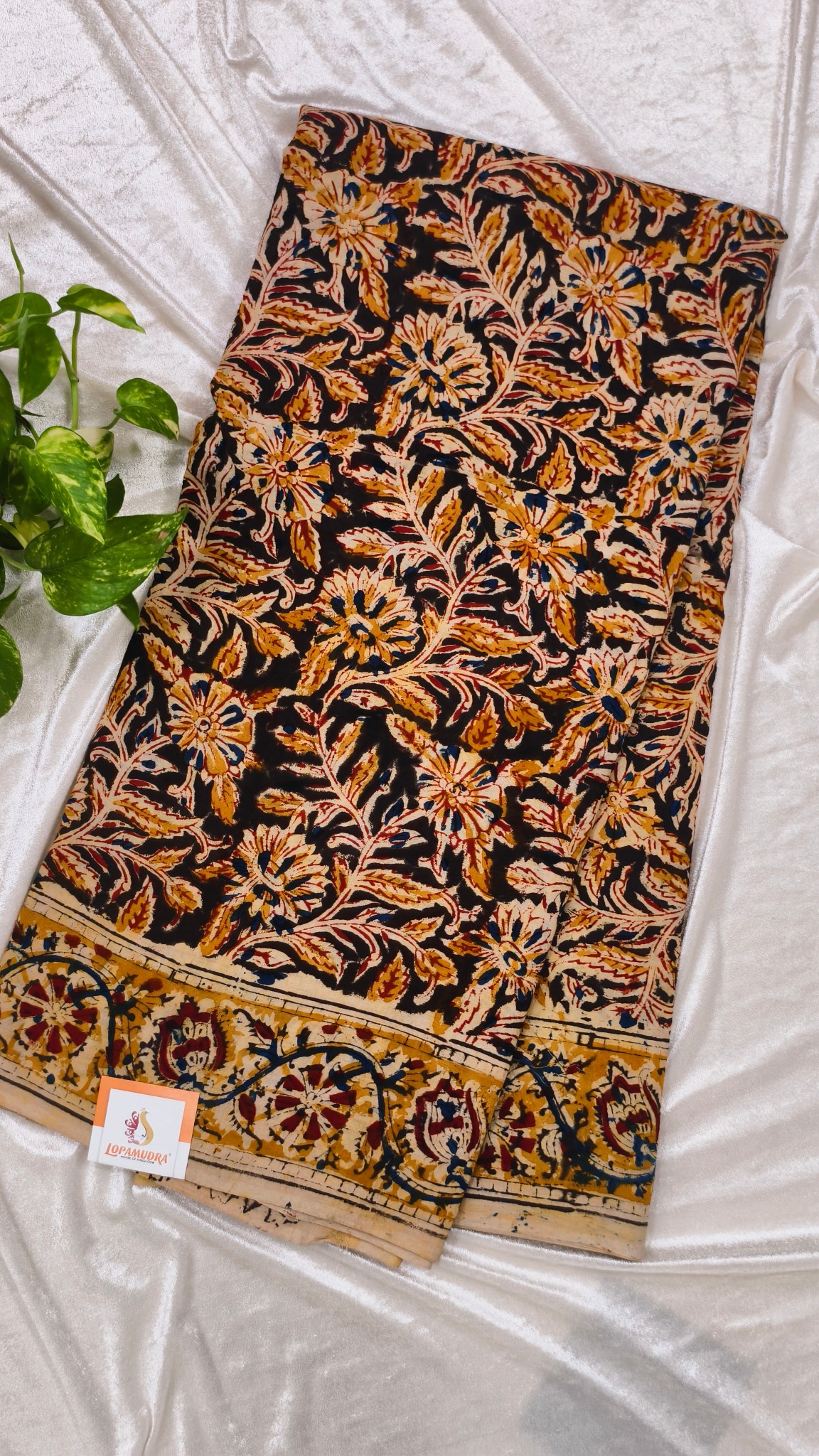 Cotton Kalamkari Saree