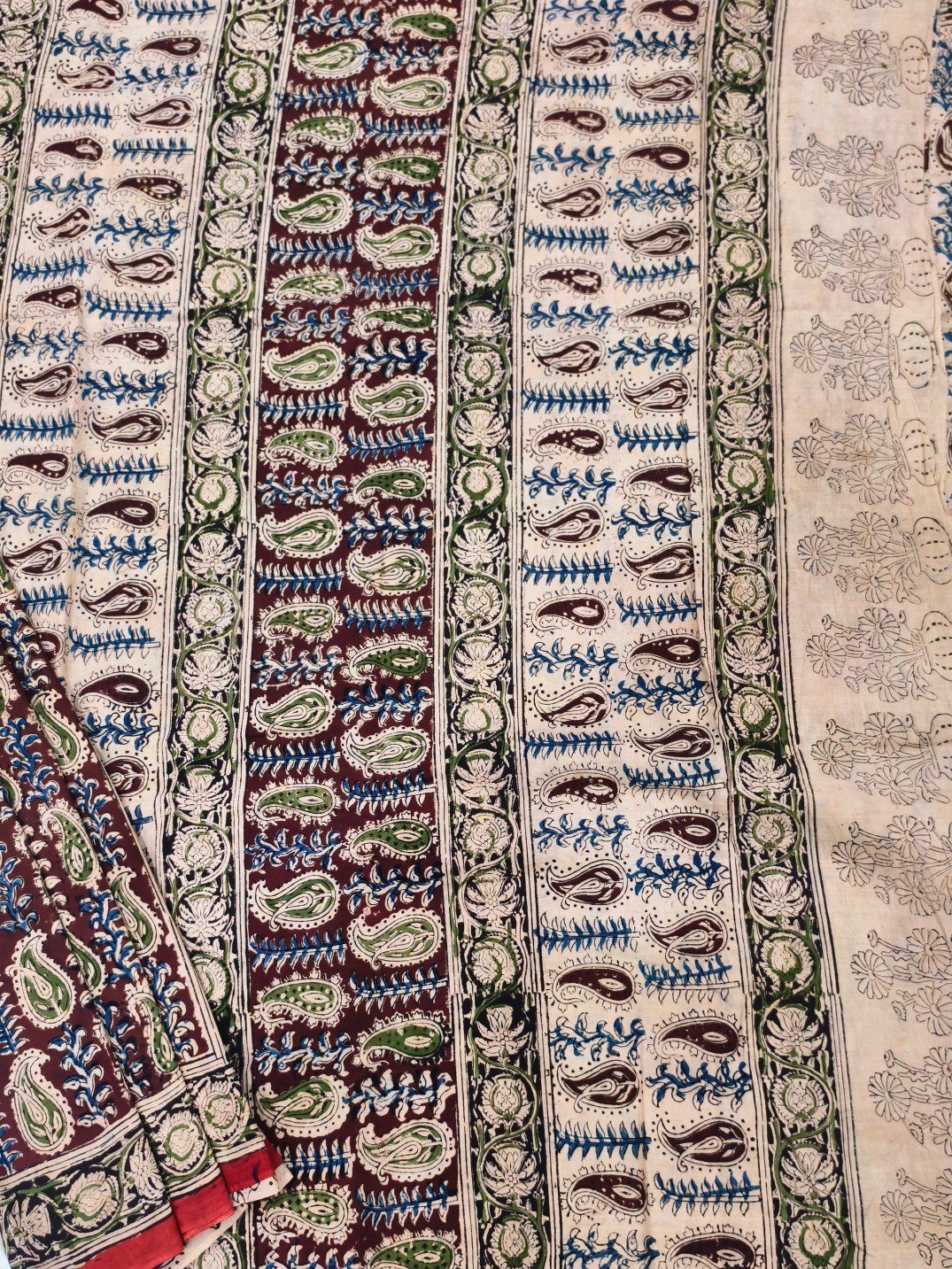 Cotton Kalamkari Saree - Image 4