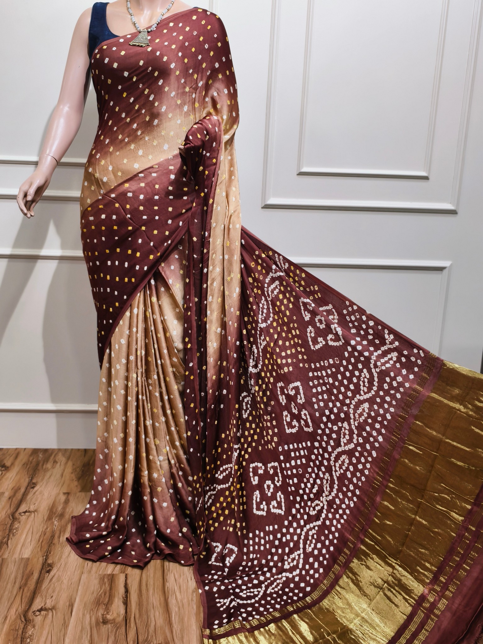 Modal Silk Bandhani - Image 2