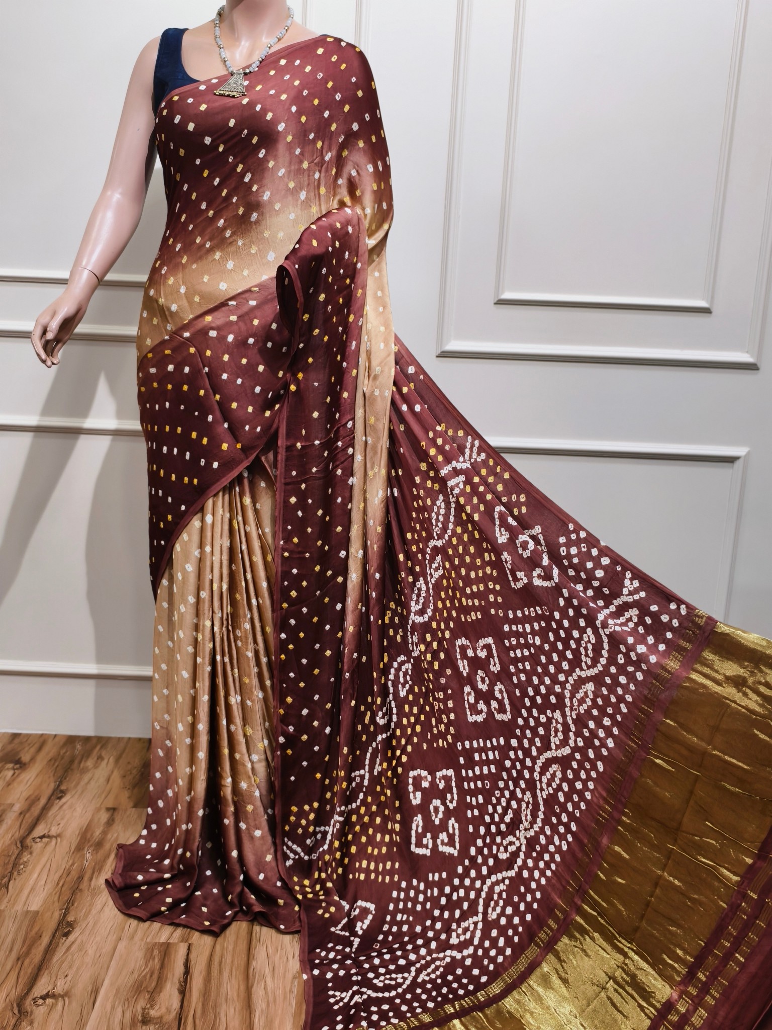 Modal Silk Bandhani - Image 5