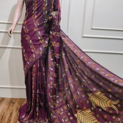 Art silk Kantha Saree