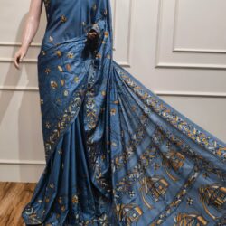 Art Silk Kantha Saree