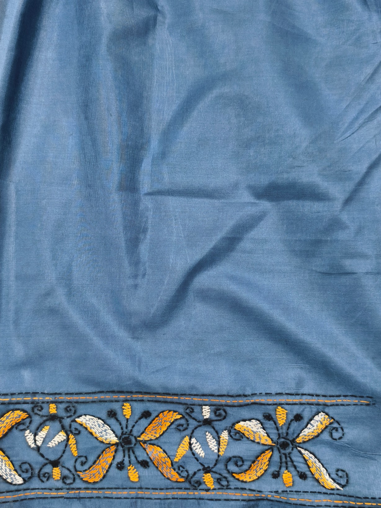 Art Silk Kantha Saree - Image 5