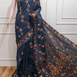 Art Silk Kantha Saree