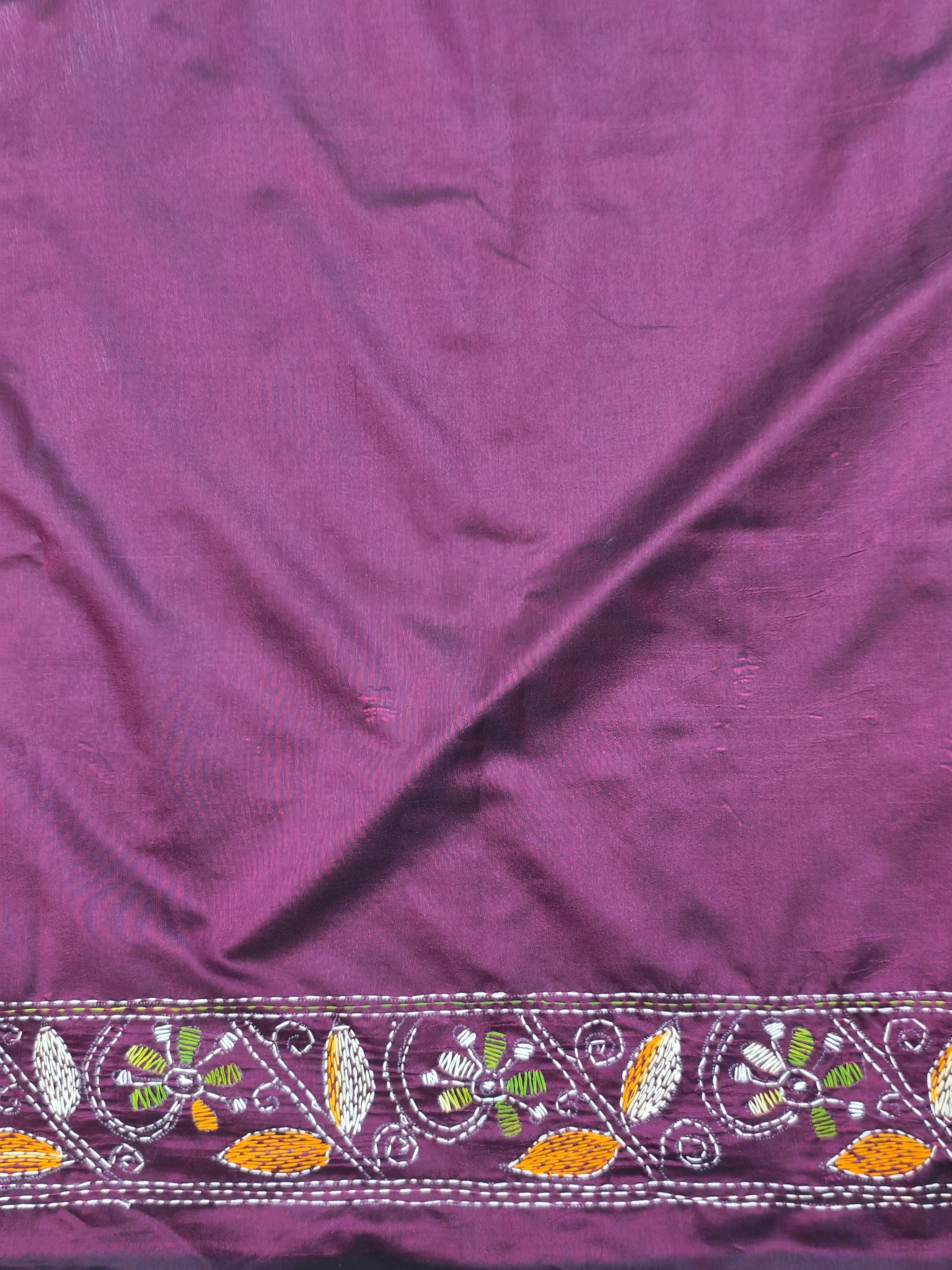 Art silk Kantha Saree - Image 5