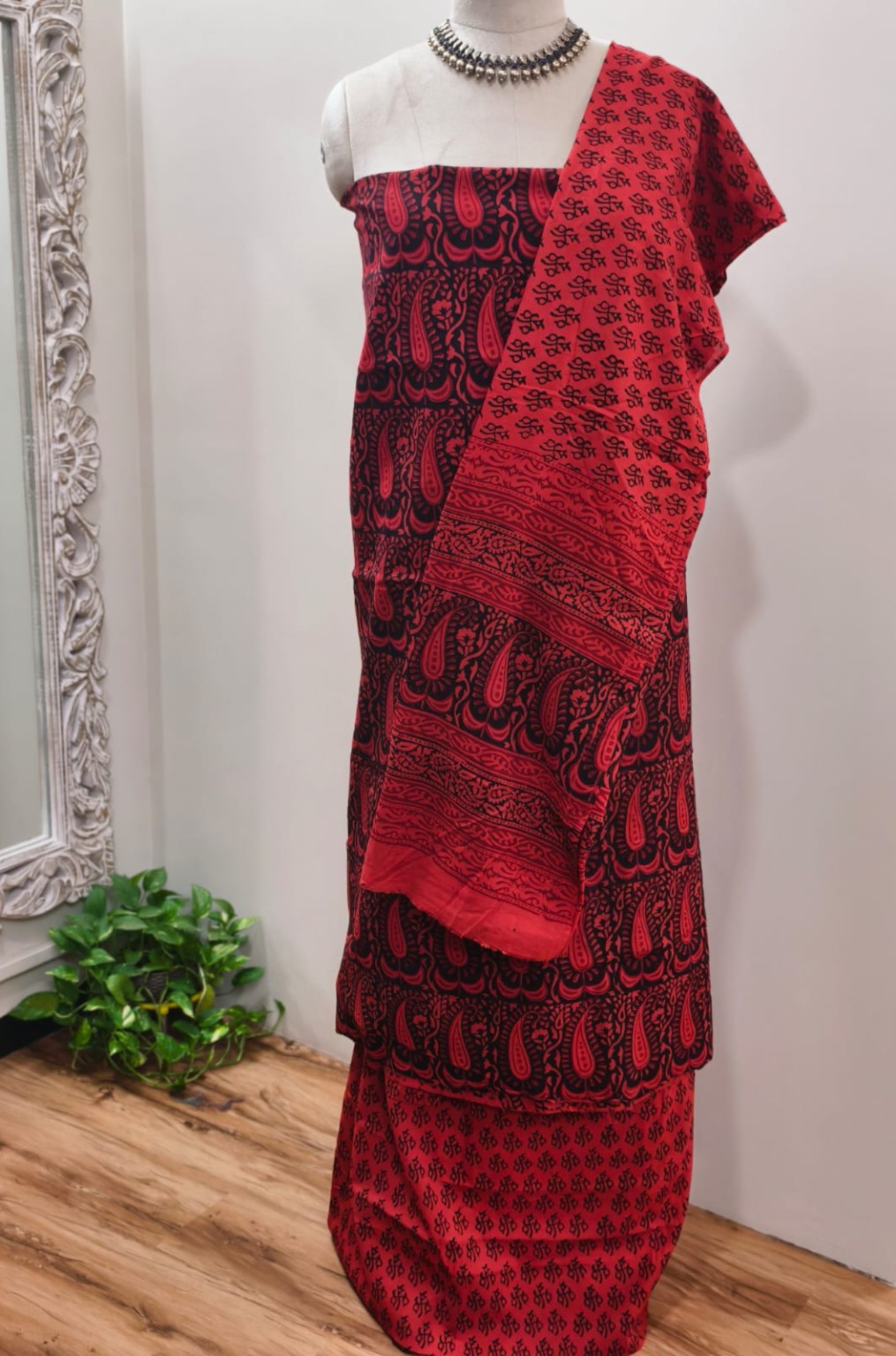 Bagh HandBlock Prints Suit Material