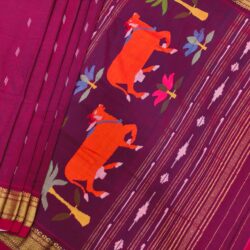 Handwoven Cotton Paithani Saree