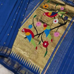 Handwoven Cotton Paithani Saree