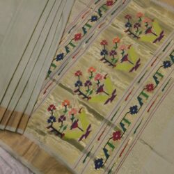 Handwoven Cotton Paithani Saree