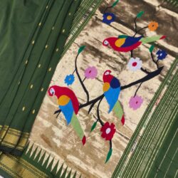Handwoven Cotton Paithani Saree